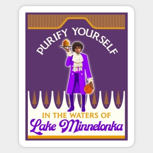 Purify Yourself In The Waters Of Lake Minnetonka (Dark) Sticker